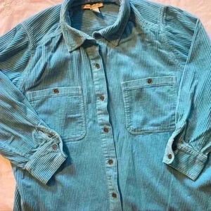 Vintage Roaman’s oversized/ 3/4 length sleeve corduroy shirt